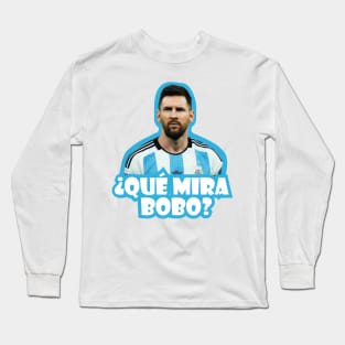 Argentina Lionel Messi Long Sleeve T-Shirt